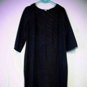 Lane Bryant Womens Black Sparkle Stretch Dress 14W